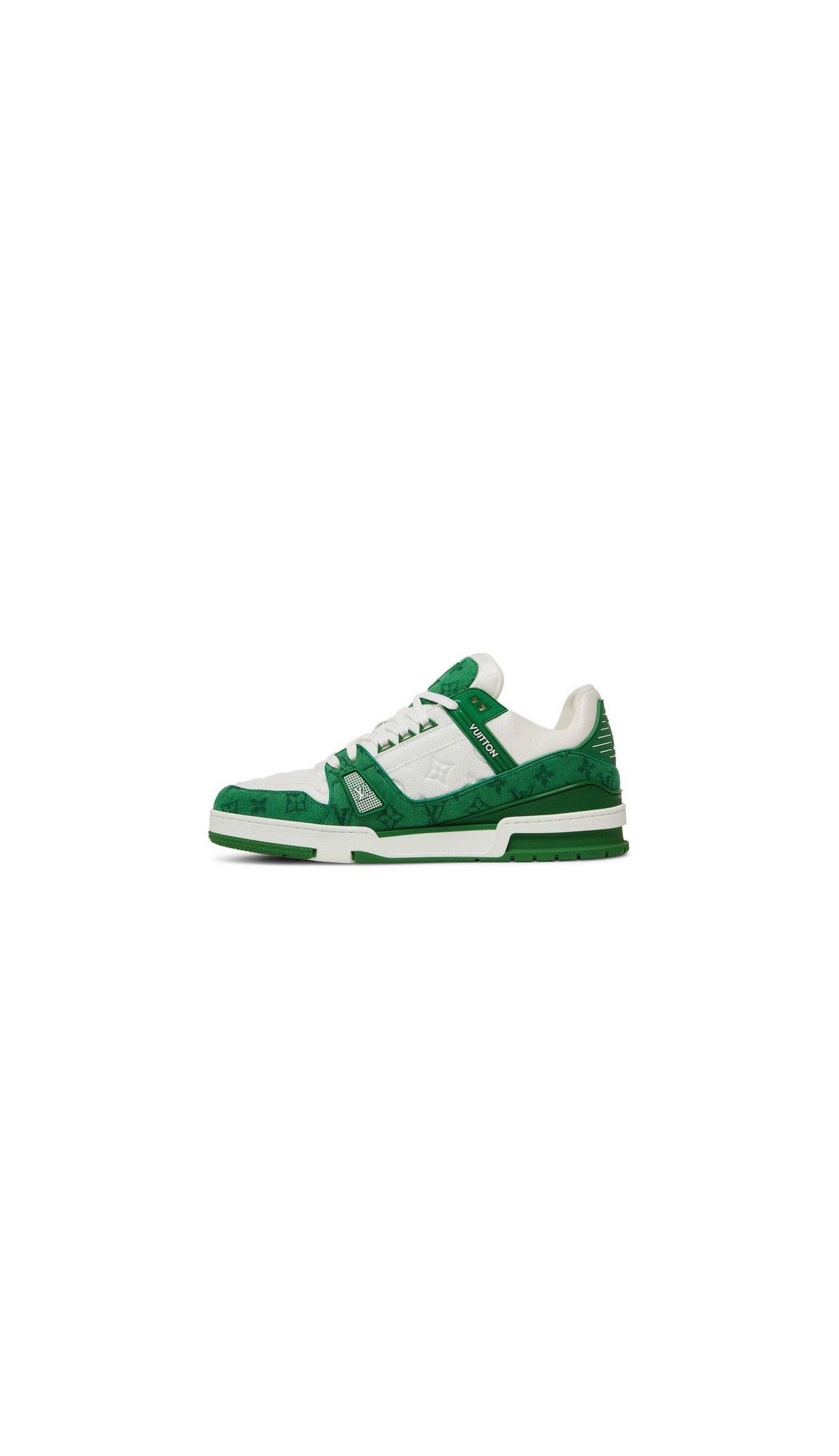 Louis Vuitton Trainer Green & White