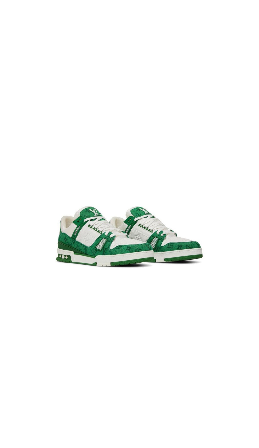 Louis Vuitton Trainer Green & White