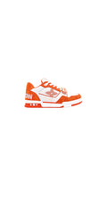 Louis Vuitton Trainer Orange Monogram & White