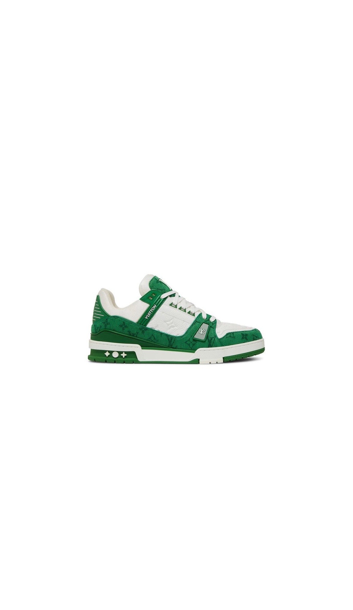 Louis Vuitton Trainer Green & White