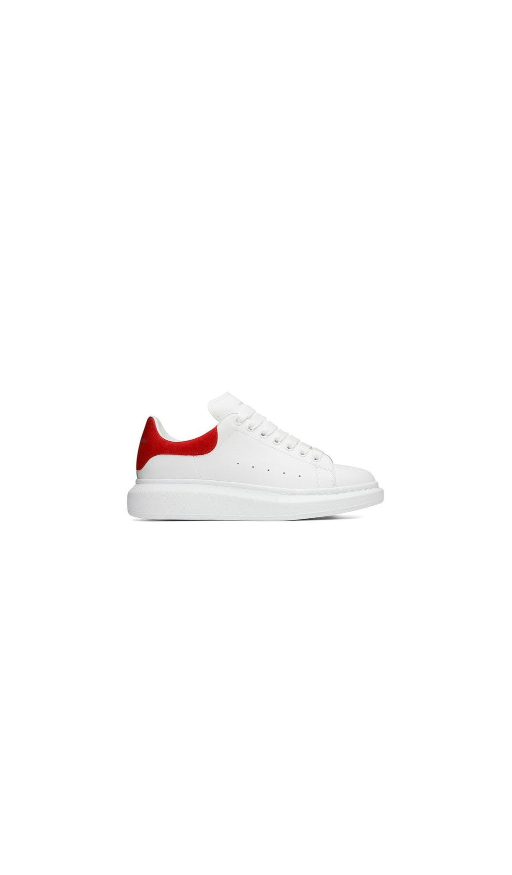 Alexander McQueen Oversized Sneaker White Red Suede