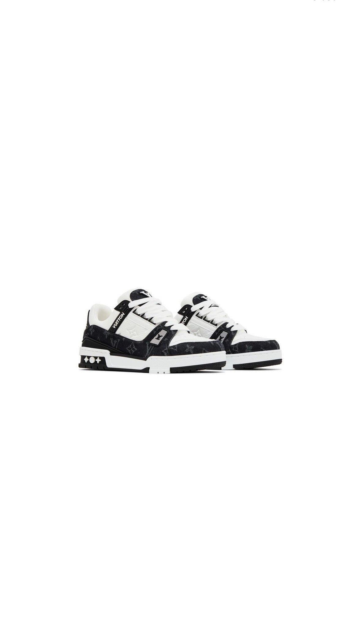 Louis Vuitton Trainer Monogram Black & White
