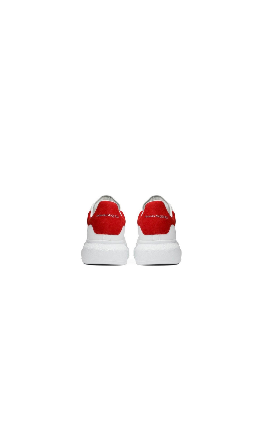 Alexander McQueen Oversized Sneaker White Red Suede