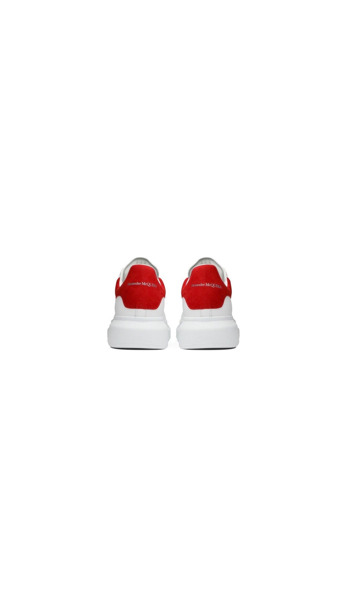 Alexander McQueen Oversized Sneaker White Red Suede