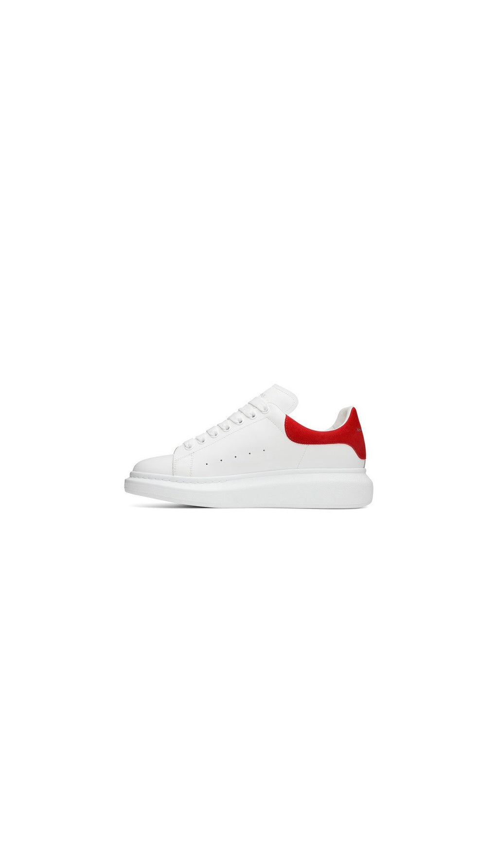 Alexander McQueen Oversized Sneaker White Red Suede